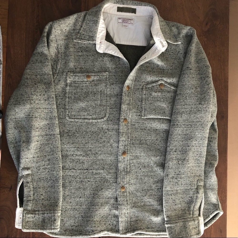 Wallace & Barnes Fleece Shirt Jacket | J. crew